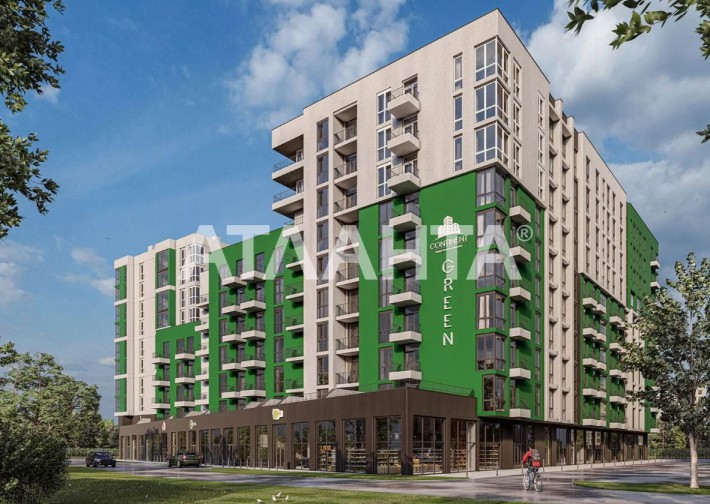 Продаж 2-кімнатна квартира з кухнею-студією в ЖК Continent Green! - фото 1