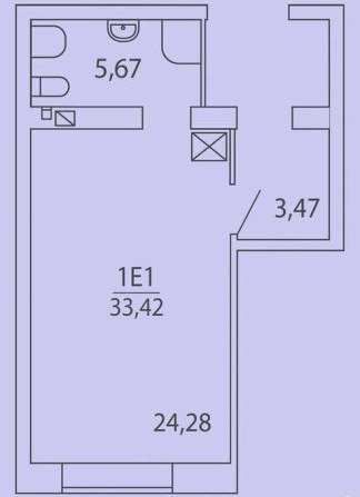 Продам Однокімнатну Квартиру в Новобудові , Газовий Котел - фото 1