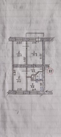 3 комнатная квартира - фото 1