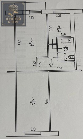 Продається 2-х кімнатна квартира - фото 1