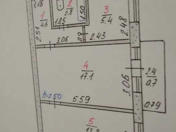 Продаю 2 х комнатную квартиру ЮТЗ Миколаїв