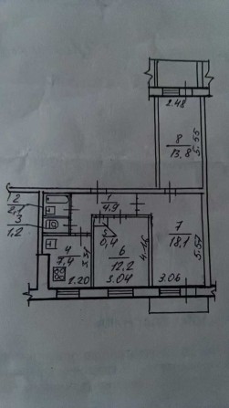 Продам 3 к квартиру ж/м Тополь-2 - фото 1