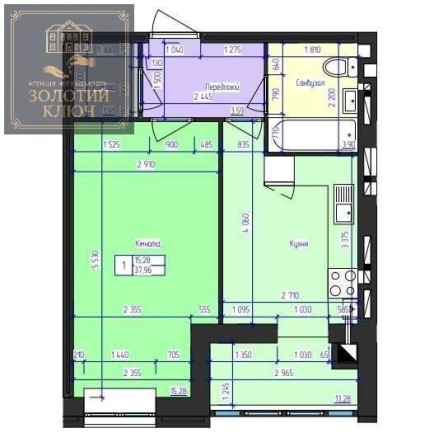 Продажа 1-комнатной квартиры в ЖК Ковалевский, Кропивницкий - фото 1