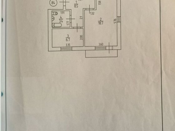 Пропонується до продажу 1кімнатна квартира на 101-му мікрорайоні Кропивницкий