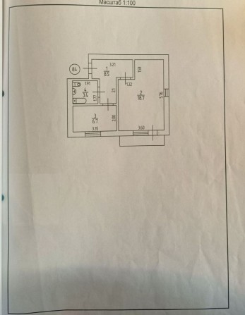 Пропонується до продажу 1кімнатна квартира на 101-му мікрорайоні - фото 1