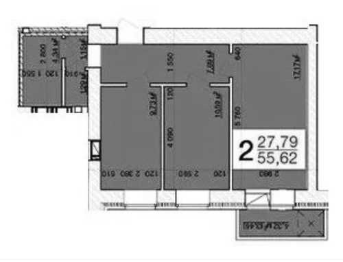 Продається 2-кімнатна квартира у ЖК «Олімпійський»! - фото 1