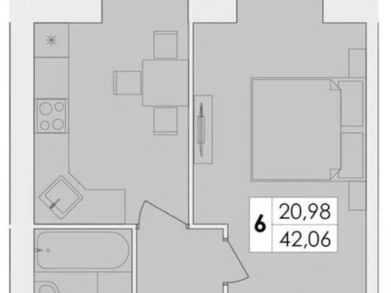 1 кімнатна квартира в новобудові Житомир