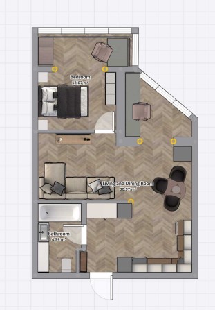 Світла квартира в цегляному будинку - фото 1