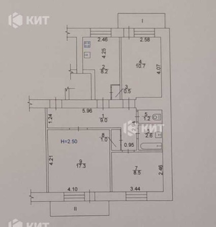 3к. 63м2 Павлово поле, м. 23 Серпня (23 Августа, ул. Деревянко) 122594 - фото 1