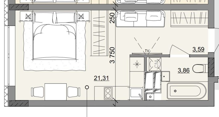 Продам 1 ком квартиру в рассрочку - фото 1