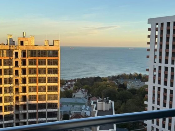 Вид на море! 1 комн ЖК АТМОСФЕРА! С балконом! Аркадия