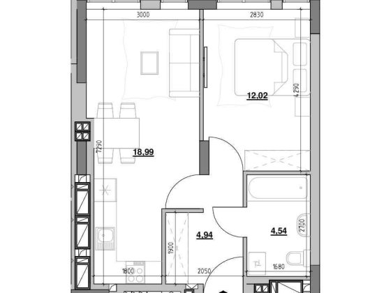 1 кімнатна квартира вул.Шевченка БЕЗ КОМІСІЇ 1600 $ кв.м. Львів