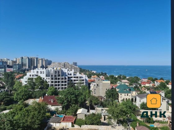 Аркадия. однокомнатная квартира. без ремонта. Вид моря. Каманина