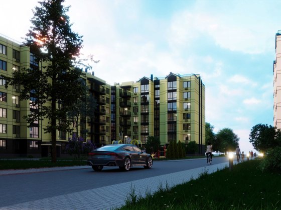1к-квартира 41,2 м² продаж від забудовника Європейські Липки єОселя Софиевская Борщаговка