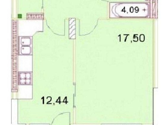 Однокомнатная квартира 44м2 на Гайдара Черемушки Собственник.