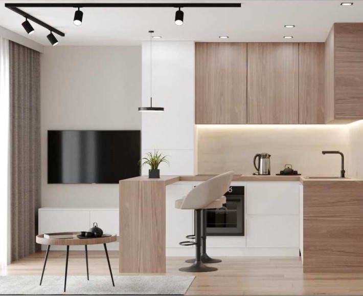 Смарт квартира на 25,1 м2 у КБ "Моя Баварія". Ремонт - фото 1