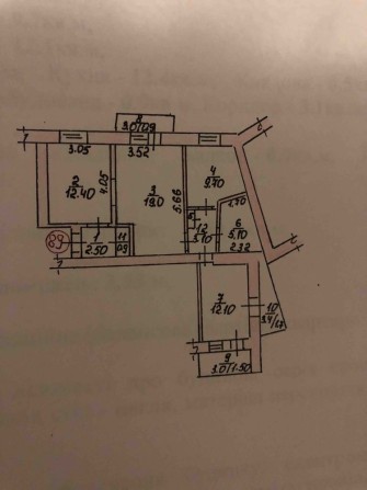 Продам квартиру свою трехкомнатную - фото 1