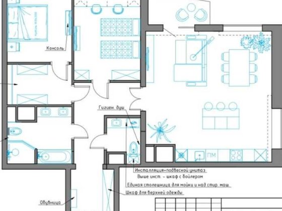 3 Ком. в ЖК 4 Сезона  на пр. Шевченко/ пр. Гагарина Парк Победы