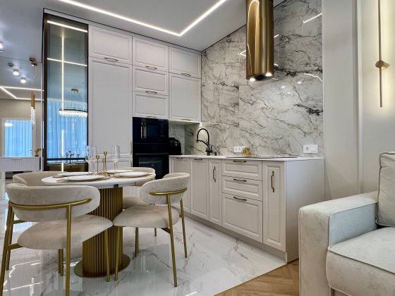 Цена снижена!!!ЖК Атмосфера Аркадия, дорогой ремонт, вид моря!!!