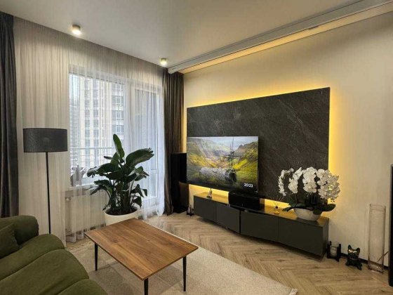 Уютная 1к в Аркадии, проектор.СТИЛЬ. балкон . ЖК Атмосфера. ЕВРОРЕМОНТ