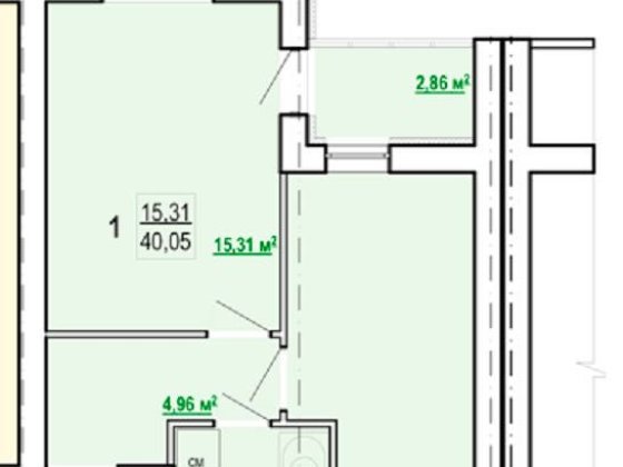1 комнатная квартира ЖК Гидропарк 40м2 ВИДОВАЯ СОТРУДНИЧАЮ VW Харьков