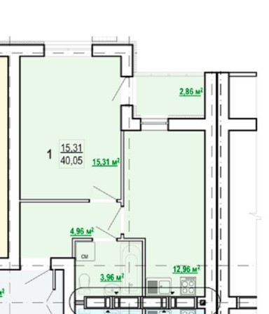 1 комнатная квартира ЖК Гидропарк 40м2 ВИДОВАЯ СОТРУДНИЧАЮ VW - фото 1