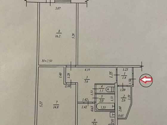 Гараж у подарунок! Продам 2 квартиру покращенного планування на СС1 . Харьков