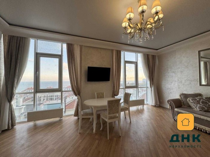 ‼️1к квартира с ремонтом Панорама Моря‼️ Жемчужина Французский Аркадия - фото 1