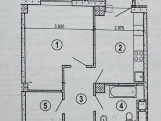 ЖК Меридиан!!! Продам 1 комнатную квартиру 44м2 VW Харків