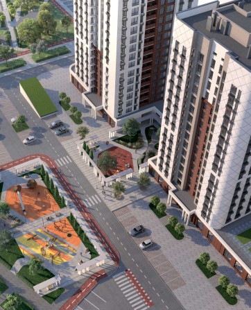 2х комн. 54 кв.м. в новом ЖК на Грушевского, рассрочка, без комиссии - фото 1