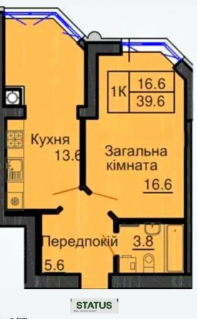 Продаж 1к-кв 41м2. ЖК "Софія Резіденс".  Софіївська Борщагівка - фото 1