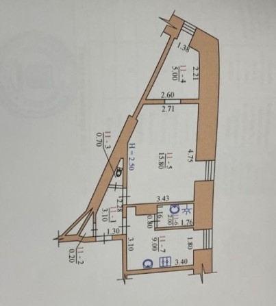 Довгострокова оренда 2к квартири в центрі м. Чернівці (без посередника - фото 1