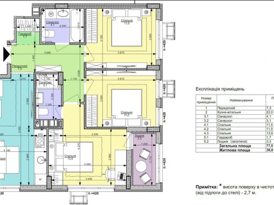Квартира без ремонту в оренду (файна таун)