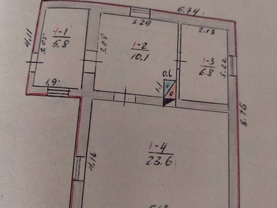 Двух комнатная квартира Богдана Хмельницкого 106-а Апостолово