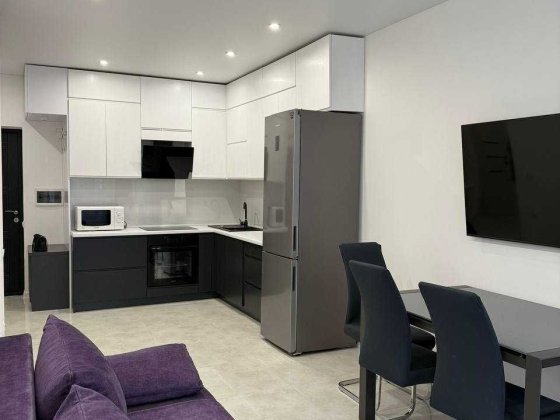 Оренда затишної 1-кімнатної квартири + кухня-вітальня у ЖК Парус Смарт Сокільники