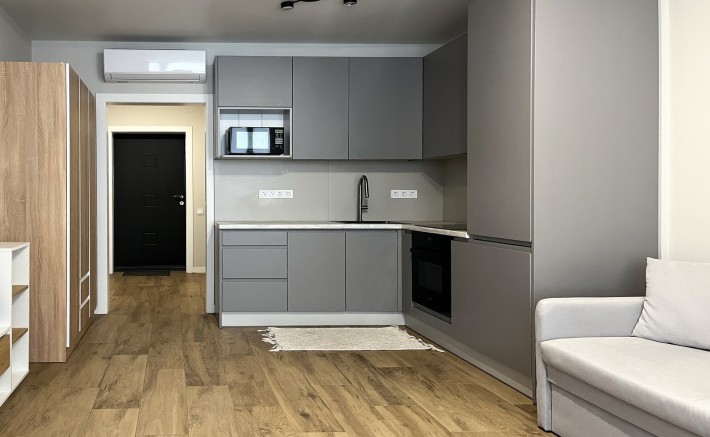 Продаж 1-кімнатна смарт-квартира площею 29,6 м²  у  ЖК «Медовий», вул. Кадетський гай, 10 (Солом’янс - фото 1
