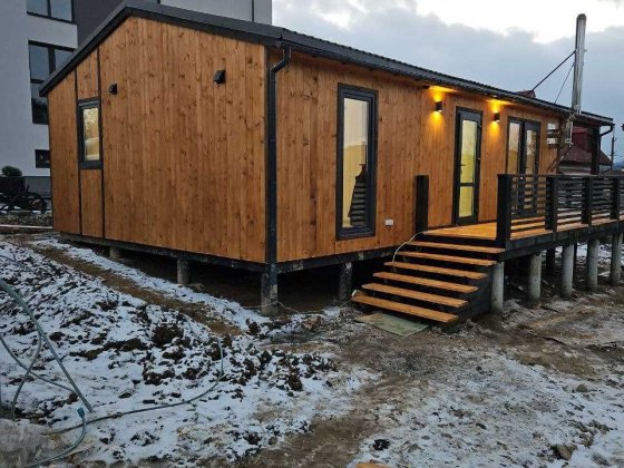 Каркасний будинок 54 м2 з двома терасами Ціна під ключ Калуш