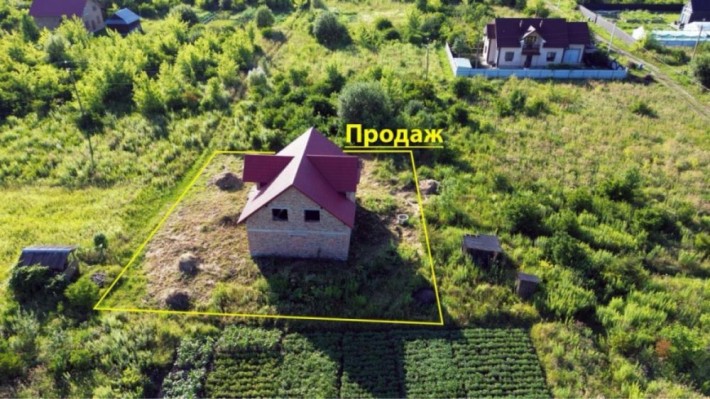 Продам незавершене будівництво житлового цегляного будинку - фото 1