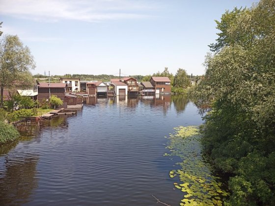 Элинг, стоянка для катера Новая Украинка