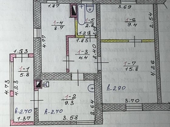 Дом с участком и гаражом Тернівка