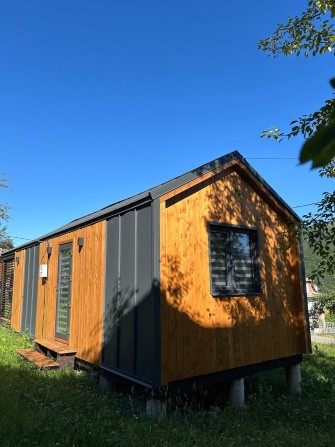 Міні-будинок 28 м2 з терасою. Ідеальне рішення для гір чи озера - фото 1