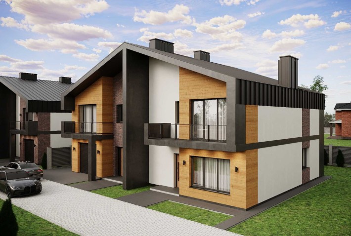 Дуплекс в КМ Осокор, Вовчинець, Каскад, 140м + 40м мансарда, + гараж - фото 1