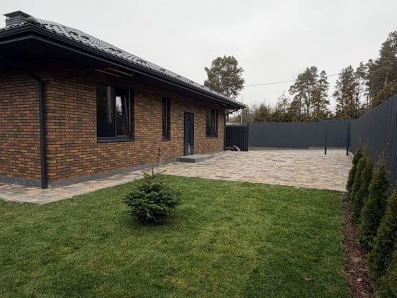 Одноповерховий будинок посеред лісу на 125 м2 с Білогородка