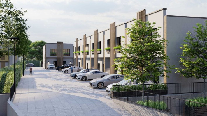 Активне будівництво! Таунхаус 75.33 кв.м Газ будинок з двориком - фото 1