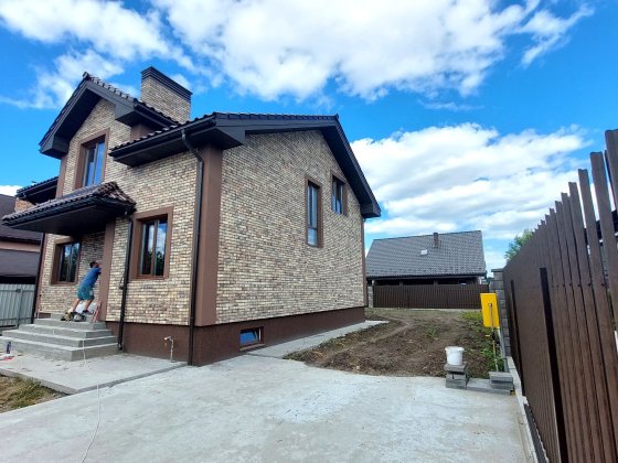 Продаж нового 2-пов будинку. Підвал. Гатне. Метро. 6 сот. Від забудовн Гатне