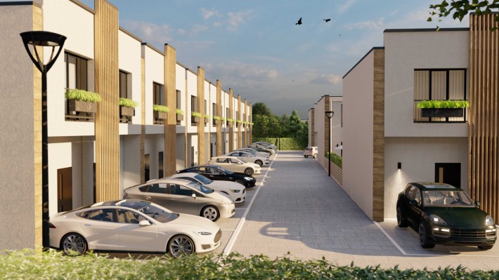 АКЦІЯ ! Таунхаус 75.33 кв.м Газ будинок з двориком Розтермінування - фото 1