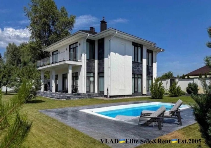 Козин. КМ Montana Village. Сучасний будинок з басейном. Вихід на воду! - фото 1