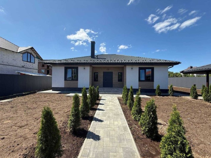 Будинок 150 м² + тераса, 10 соток, стан white box, всі комунікації - фото 1