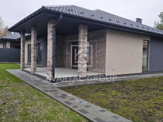 Одноповерховий, новий будинок, 128 м2! Під чистове оздоблення! Ворзель Ворзель