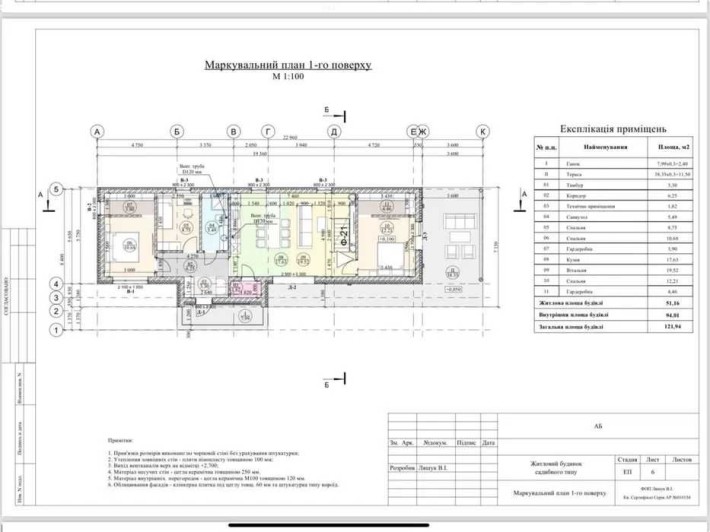 Новий будинок 110м2 на 5 сотках, Гореничі. Центр. - 87000уо - фото 1